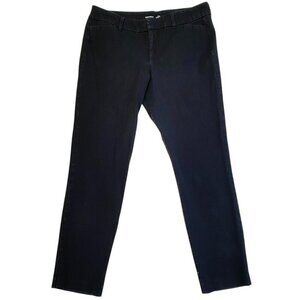 Old Navy Pixie Ankle Trousers Pants Stretch Black Size 6 Preowned. B40